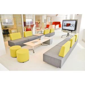 Public Area Sofa For Rest Room Fabric Couch