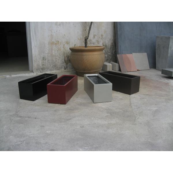 Large Stock Fiberglass Plant Pot Fiberglass Flower Planters Matte Glossy Finished