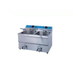 Durable Double Tank 8L 6.5kw Countertop Deep Fryer