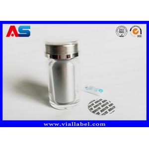 Red 45ml Health Plastic Pill Bottles With Pull Ring Cap / Protection Sensitive