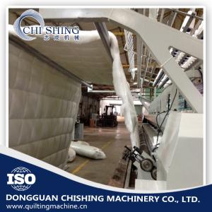 Three Needle Ultrasonic Quilting Machine 110 Inches With State Detection