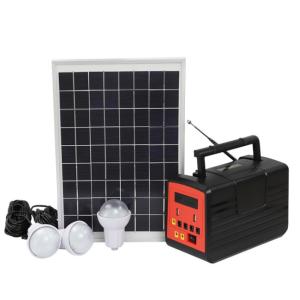 Home Generator Kits 15w Portable Solar Power Systems With All In One Inverter