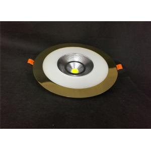 Recessed COB Led Downlight 18W Round Golden Edge Living Room White Yellow