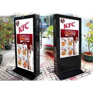 Quality Sunlight Readable Electronic Poster Display , Remote Control Digital Signage Stand for sale