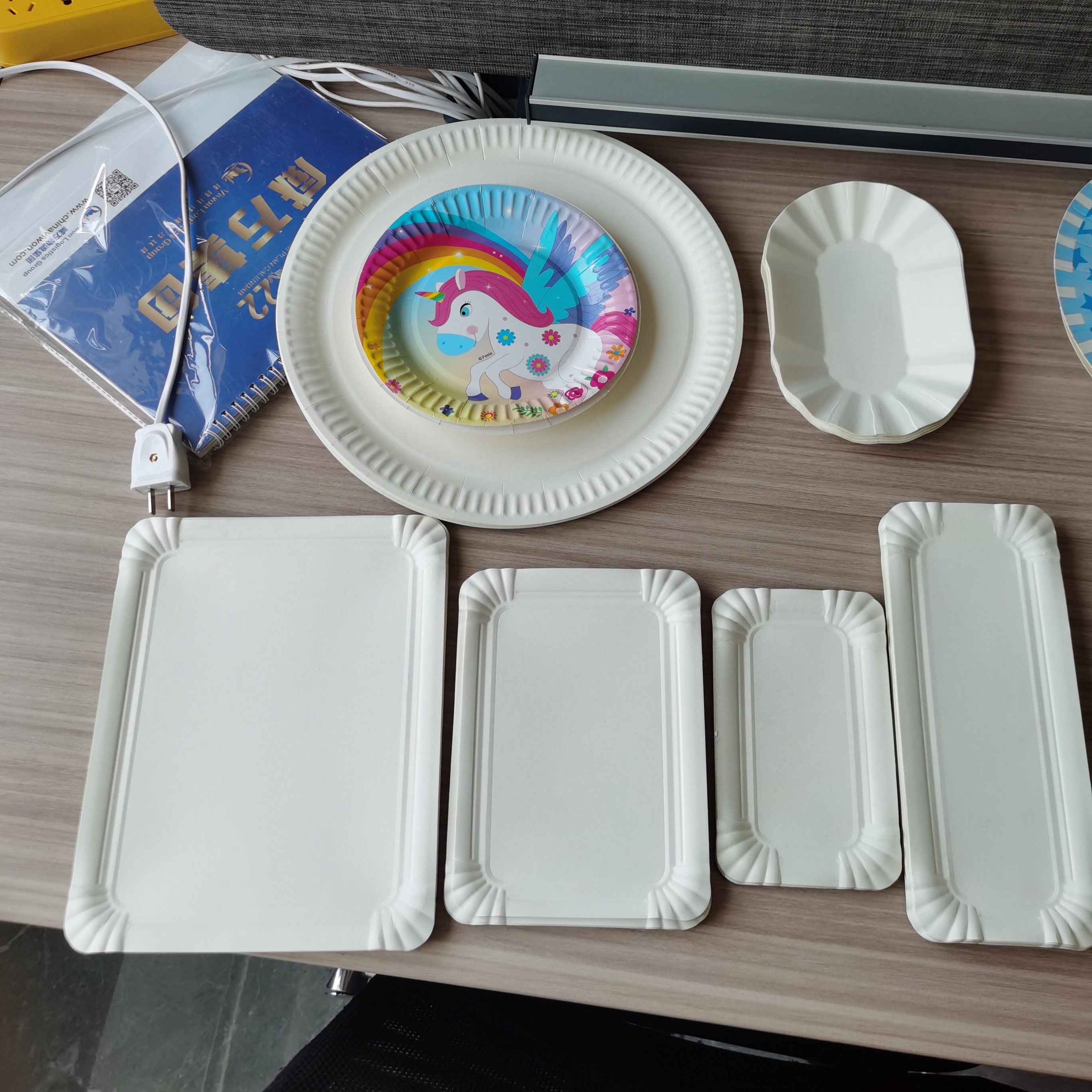 design Paper Plate Machine different shape colorful paper cup plate different
