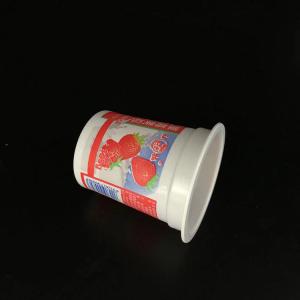 custom eco friendly 125ml PP material plastic milk yogurt packaging cup