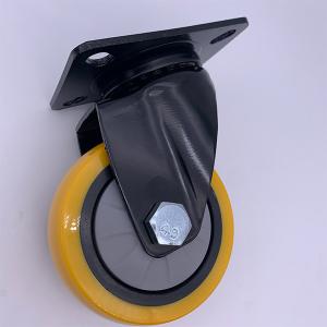 125 mm PU Caster with 360 Degree Top Plate