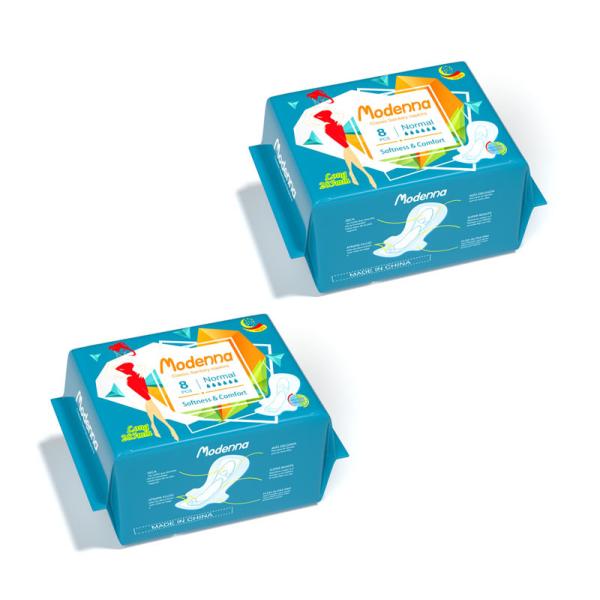 Buy Women Biodegradable Anion Chip Sanitary Napkins Pads Antibacterial Cotton at wholesale prices