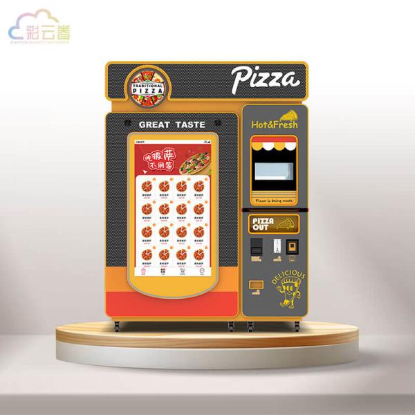 Temperature Range 392-932 Degrees Fahrenheit Pizza Vending Machine with 500 Kg