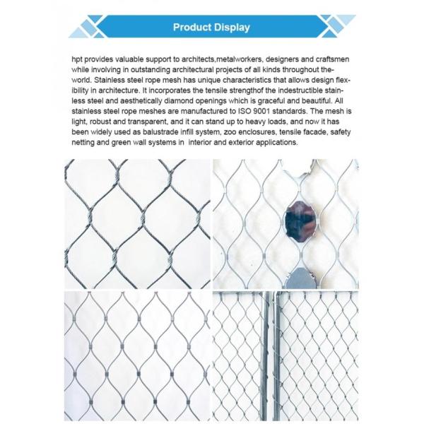 Stainless Steel ROPE Mesh 304 /316L materials