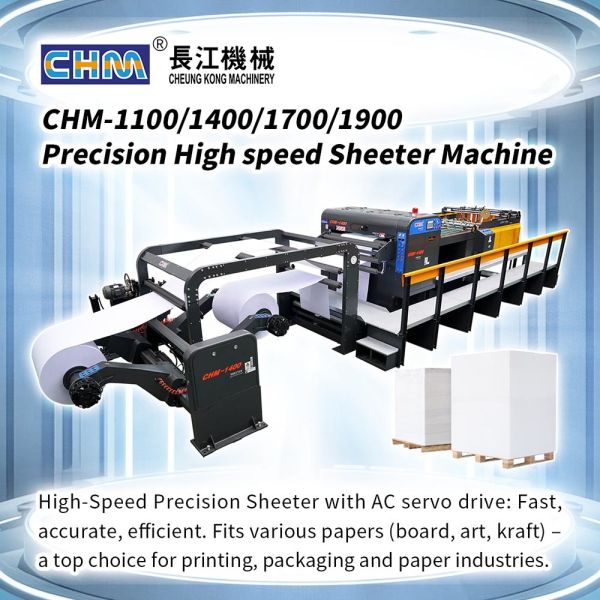 Buy CHM Paper Sheeting Machine Paper Die Cutting Machine Paper Roll To Sheeter Cutting Machine at wholesale prices