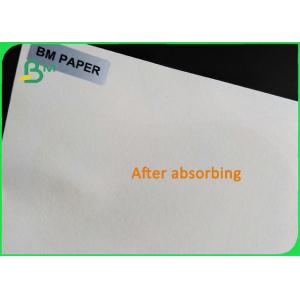 0.3mm 0.4mm 0.5mm Cardboard Paper Roll , Natural White Perfume Absorbent Paper