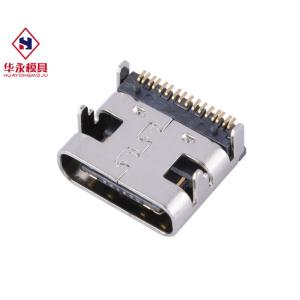 ROHS approved 30V Max 16 Pin Usb Type C Female Connector