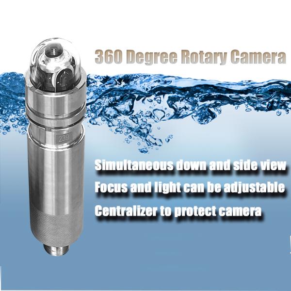 100M 300M 500M Borehole Inspection Camera Dual Rotary Panoramic Underground Water Detection Water Well Camera