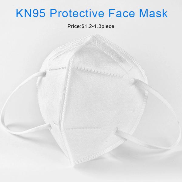Buy Mouth Face Masks Disposable Dustproof Protective Breathing KN95 Mask at wholesale prices