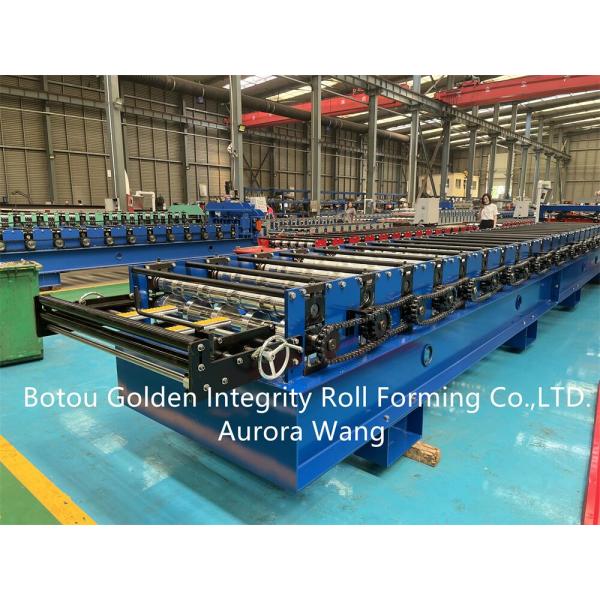 Zinc Roof Panel Roll Forming Machine 5.5 KW PLC Control System