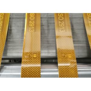 High Visibility Yellow Reflective Tape With SASO 2913 Marks