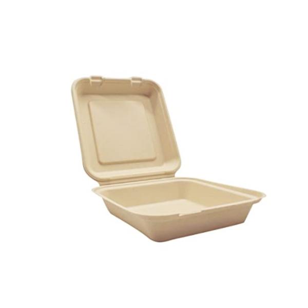 Buy 6 Inches Lunch Freezer Safe Biodegradable Takeout Containers at wholesale prices