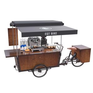 China Tricycle Street Vending Disc Brake Coffee Bike Cart on sale