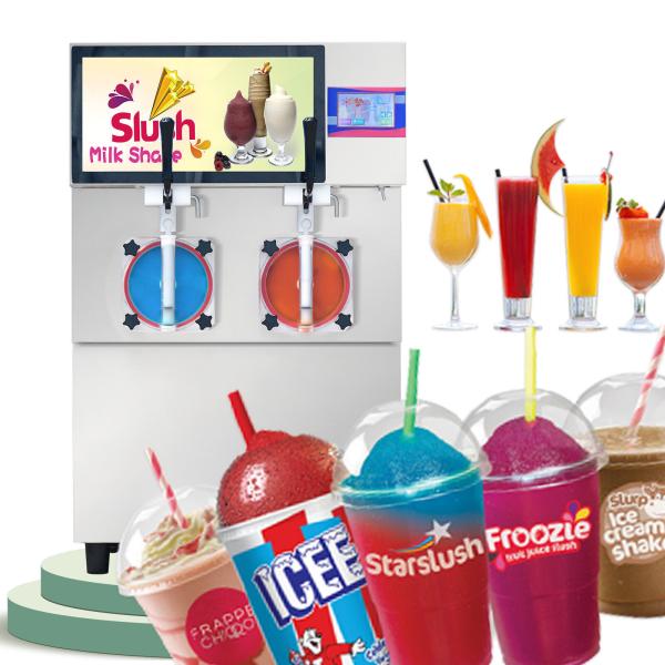 Commercial Smoothie Ice Slash Machine Granita Frozen Drink Slushy Maker
