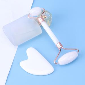 Pink Face Massager Roller , Jade Massager Roller OEM ODM Service