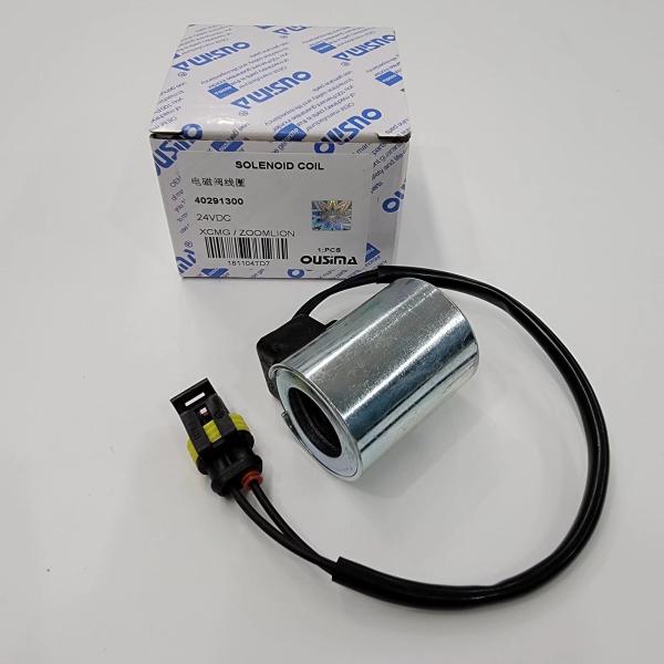 Buy 24VDC Solenoid Valve Coil 40291300 For Excavator XCMG ZOOMLION at wholesale prices