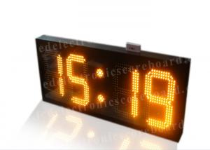 Quality Amber Color Electronic Countdown Timer , Outdoor Type Countdown Led Clock for sale
