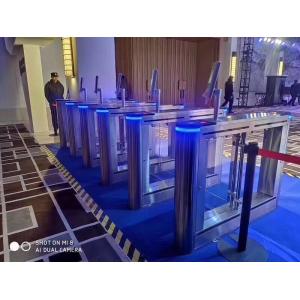 Dual Direction Facial Recognition Swing Barrier Turnstile