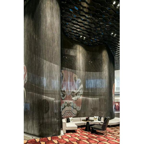 Buy Custom Curtain Pattern Chain Fly Screen for Superior Insect Control at wholesale prices