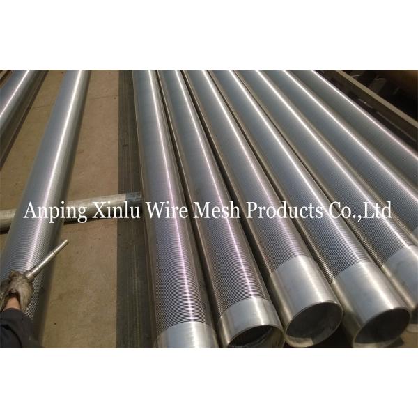 4" Looped V Wire Wrapped Johnson Type Continuous Slot Water Well Screen Pipe For Oil Well Sand Control