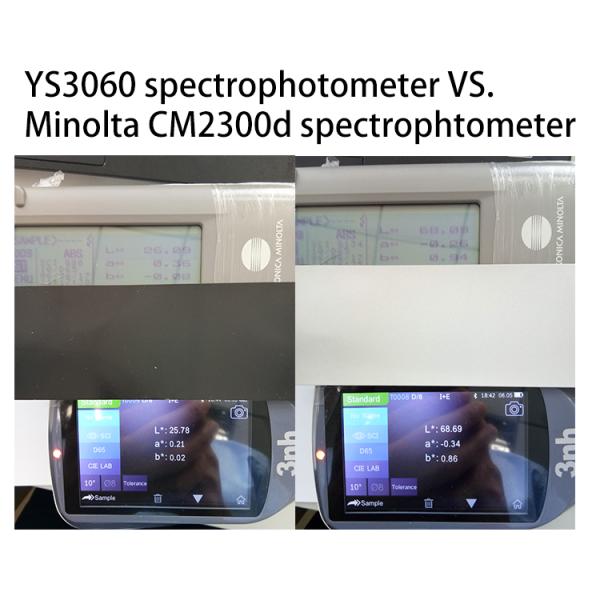 Two Aperture CIE Lab Colour Measurement Spectrophotometer YS3060 For Flexo Water Based Printing