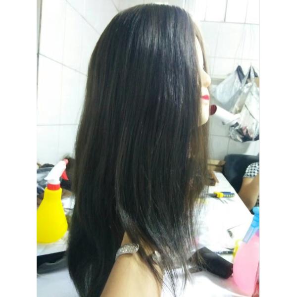 Big Layer 14 Inches European Virgin Hair Jewish Wigs Multi-directional for Women