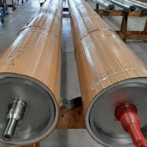 Buy Functional Film Industrial Roller Manufacturers Rubber Covered Rollers 13000mm Length at wholesale prices