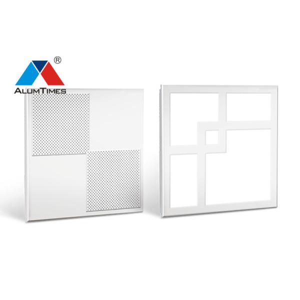 Buy Zero Clearance Perforated Metal Drop Ceiling Tiles Closed Floating at wholesale prices