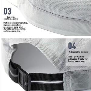 Unstructured Adjustable Sports Cap Custom Lightweight Running Cap for Men &