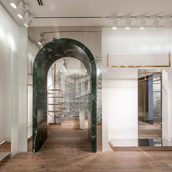 MDF 1150mm High Clothing Shop Display Furniture 1100mm Long