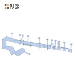 Plastic Super Bottle Filling And Packaging Machine 3000mm*1100mm*1500mm