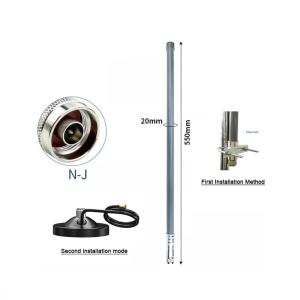 Waterproof Omni Fiberglass LoRa Antenna for 433mhz 868mhz 915mhz Outdoor