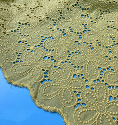 Coloful Handmade DIY Clothes Accessories Embroidered Cotton Lace Fabric