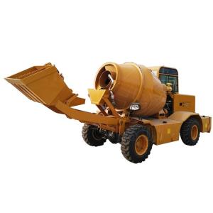 Volumetric Self Loading Concrete Mixer , Mobile Ready Mix Concrete Truck