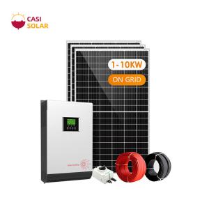 PWM On Grid Solar Power System 1kw Monocrystalline Solar Panel System