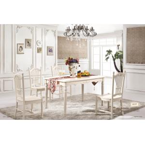 Quality modern solid wood white dining table furniture for sale