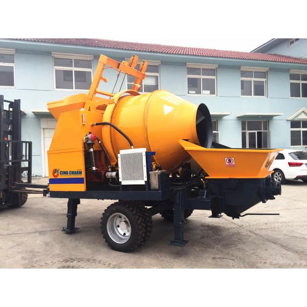 Mini Concrete Mixer Pump JBS40 40m3/H With Electric Motor Portable Concrete Pumps