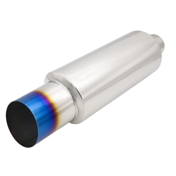 Rustproof 3 Inch Stainless Steel Muffler Universal Exhaust Silencer Ss201