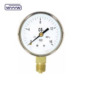 50mm industrial welding co2 pressure gauge