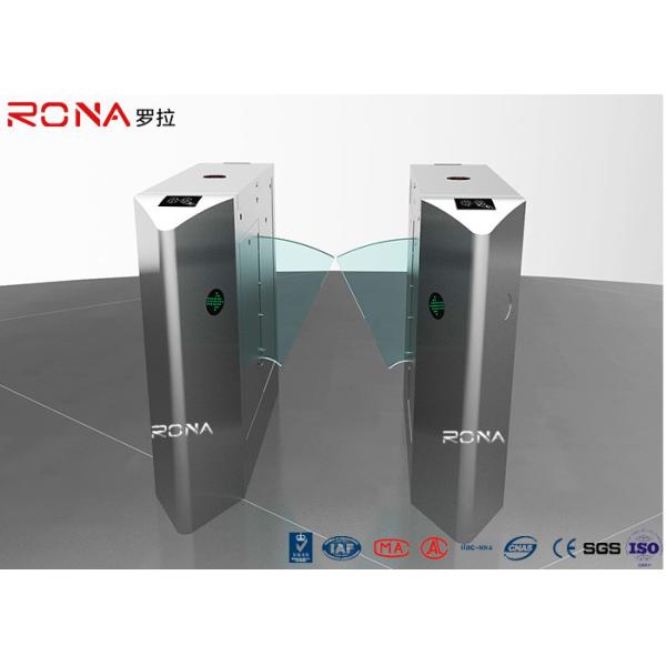 Pedestrian Control Flap Barrier Turnstile , Gate Access Control Systems