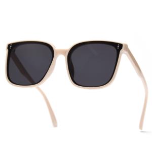 Ultralight TR Polarized UV Resistant Frida Square Rimmed Sunglasses