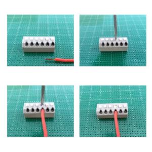 5.0mm Pitch Screwless Spring Clamp PCB Connectors Terminal Blocks Quick Connect