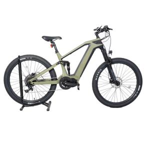 1000W Central Motor Carbon Fiber Frame Electric Mountain Bike with 11 Speed