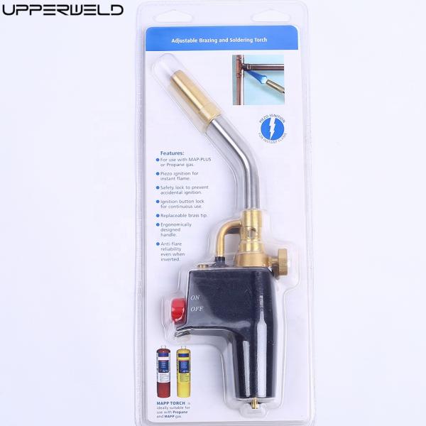 Lightweight MAPP/Propane Gas Brazing Burner with Threaded Port and N.W. 0.51kg UP7000